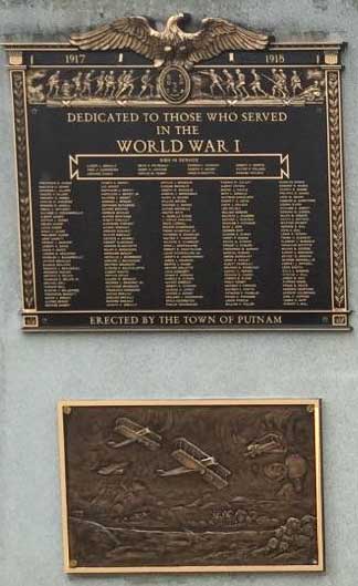 World War I name plaque